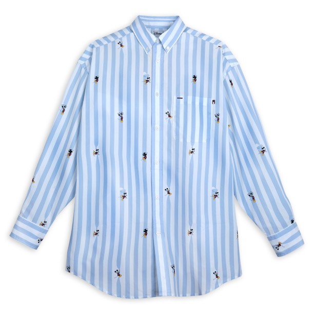 Mickey Mouse Button Down Shirt for Adults by Tommy Hilfiger – Disney100