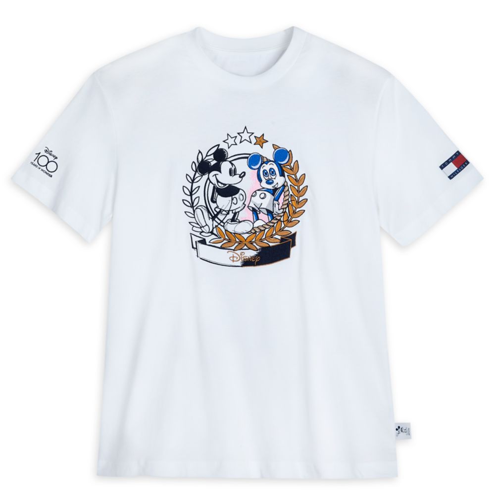 Mickey Mouse Crest T-Shirt for Adults by Tommy Hilfiger – Disney100 is available online for purchase