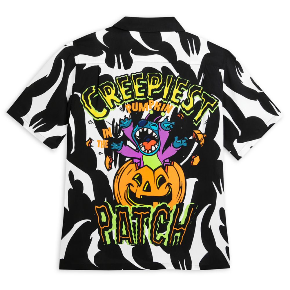 Stitch Halloween Woven Shirt for Adults – Lilo & Stitch