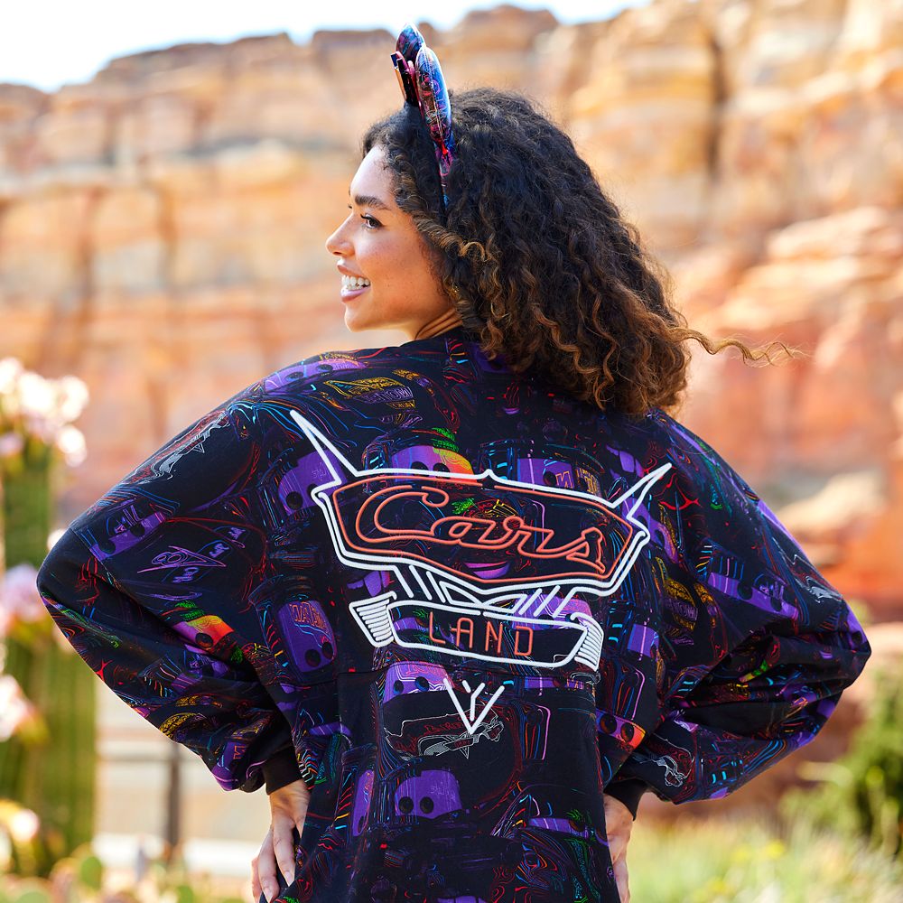 Cars Land Neon Lights Spirit Jersey for Adults