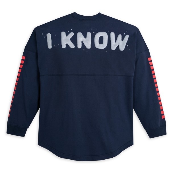 Princess Leia and Han Solo ''I Know'' Couples Spirit Jersey for Adults – Star Wars – Navy