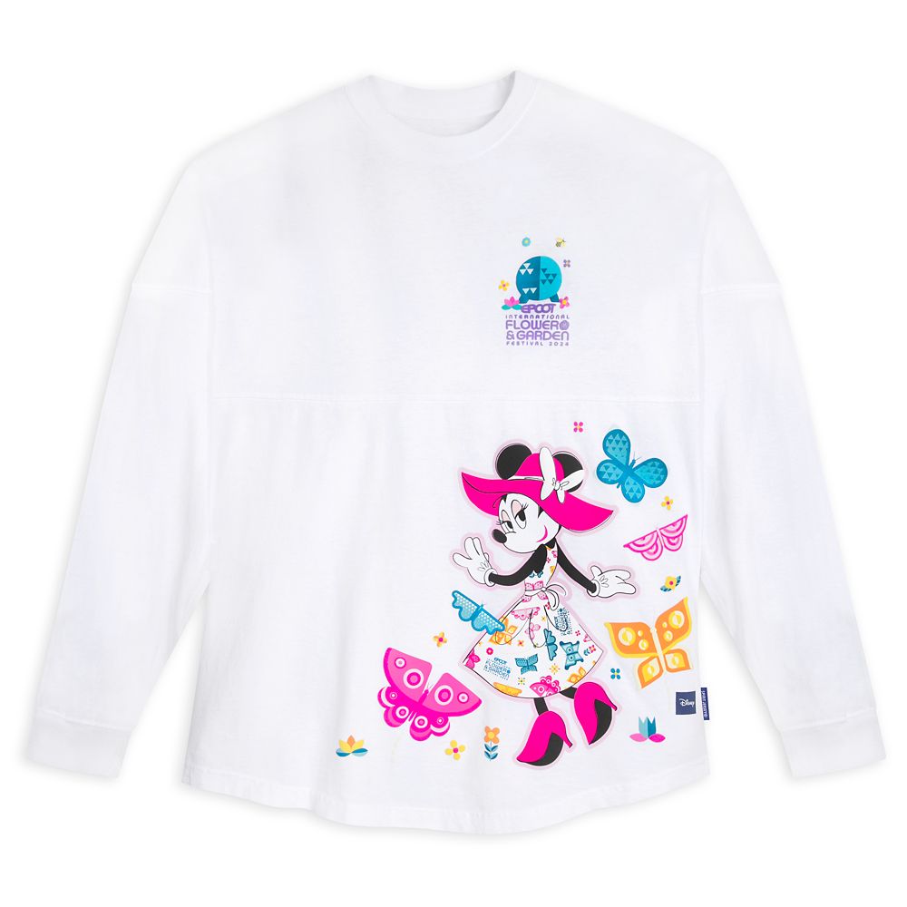 Minnie Mouse Spirit Jersey for Adults  EPCOT International Flower & Garden Festival 2024 Official shopDisney