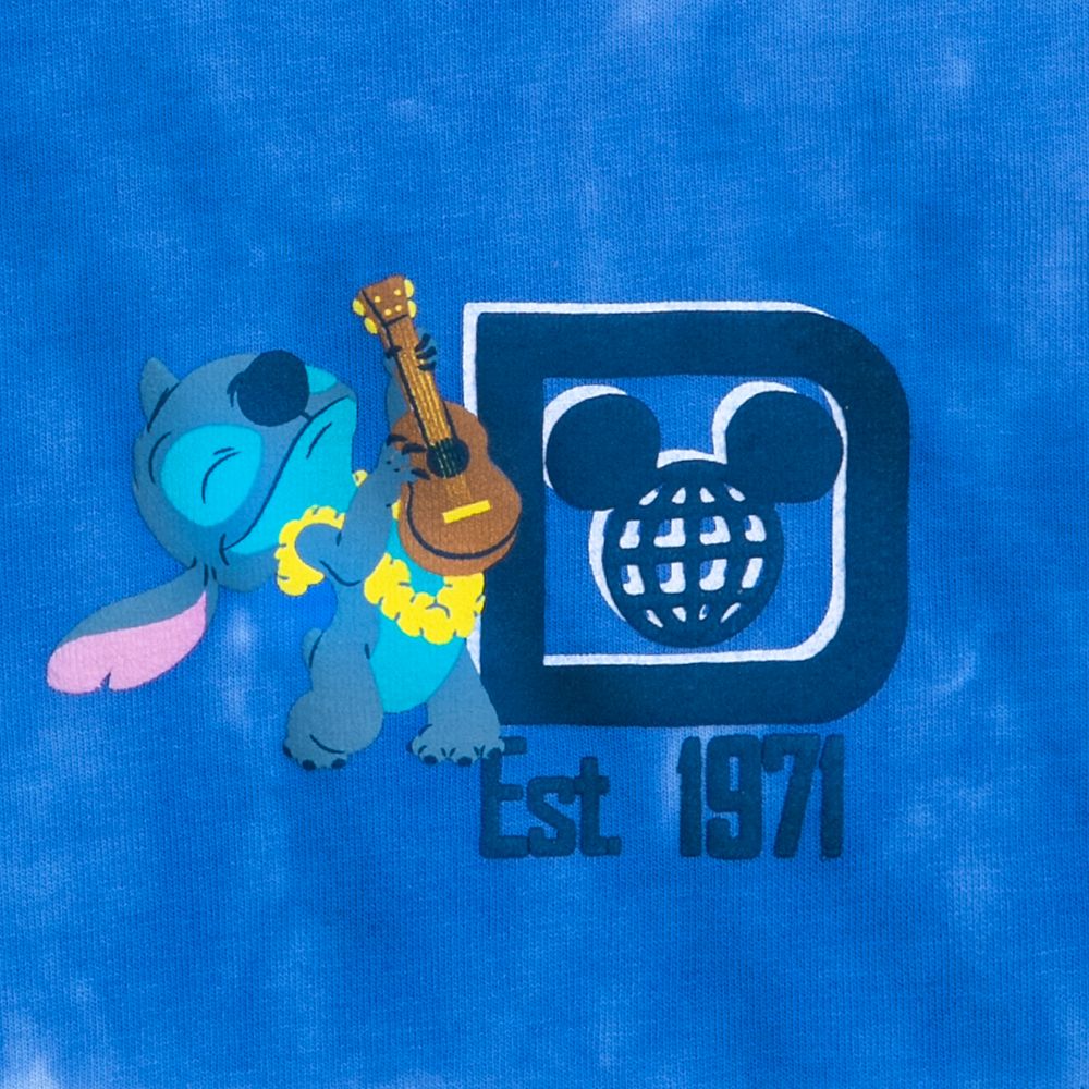 Stitch Tie-Dye Spirit Jersey for Adults – Walt Disney World is now available