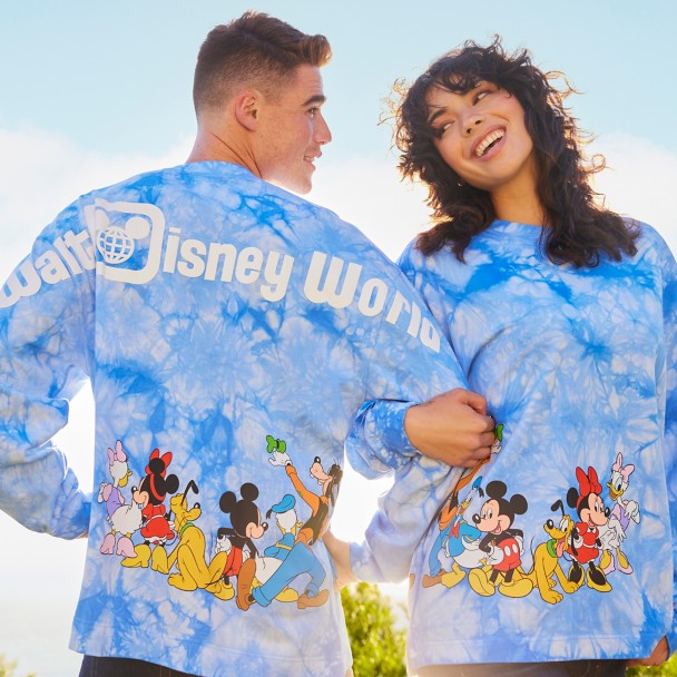 Mickey Mouse and Friends Tie-Dye Disney Celebration Crew for Adults – Walt Disney World
