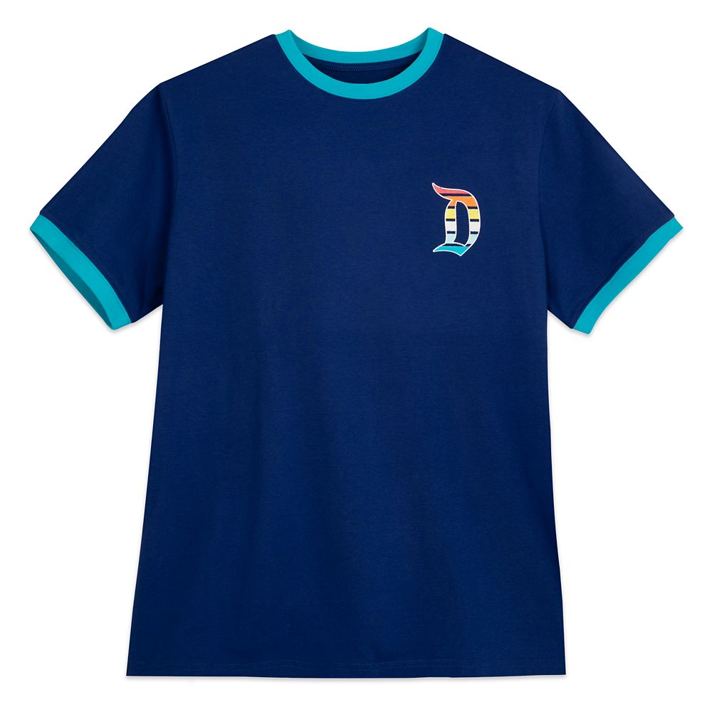 Disneyland Logo Ringer T-Shirt for Adults now out