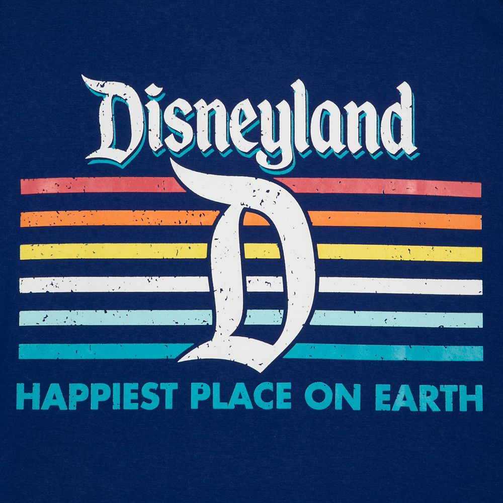 Disneyland Logo Ringer T-Shirt for Adults