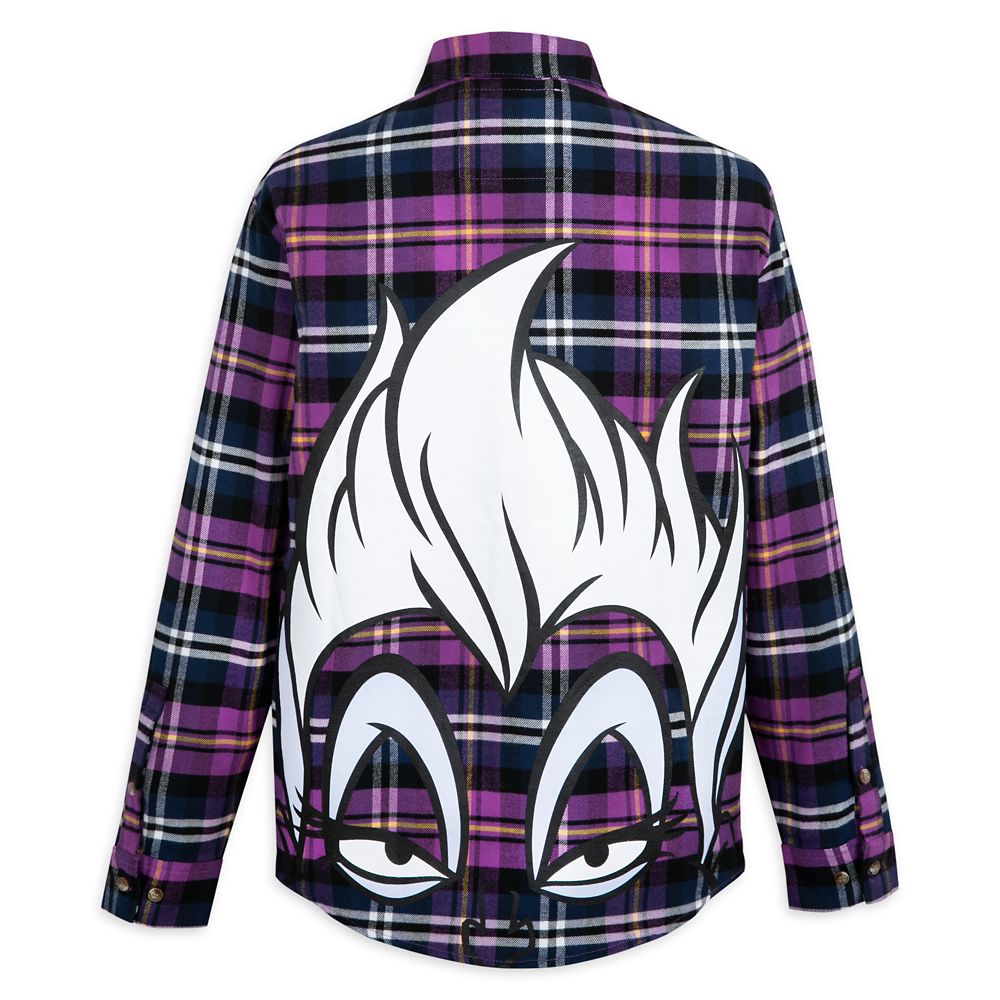 Ursula Flannel Shirt for Adults by Cakeworthy  The Little Mermaid Official shopDisney