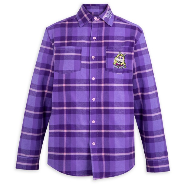 Miss Piggy Flannel Shirt for Adults by Cakeworthy – The Muppets