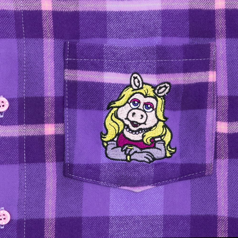 Miss Piggy Flannel Shirt for Adults by Cakeworthy – The Muppets
