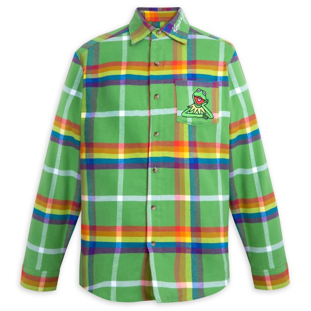 Kermit Flannel Shirt for Adults by Cakeworthy –The Muppets