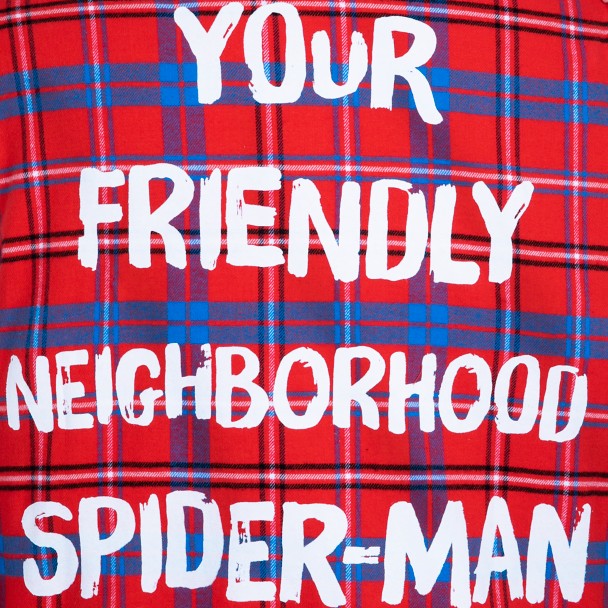 Spider-Man Flannel Shirt for Adults by Cakeworthy- Official Disney Store