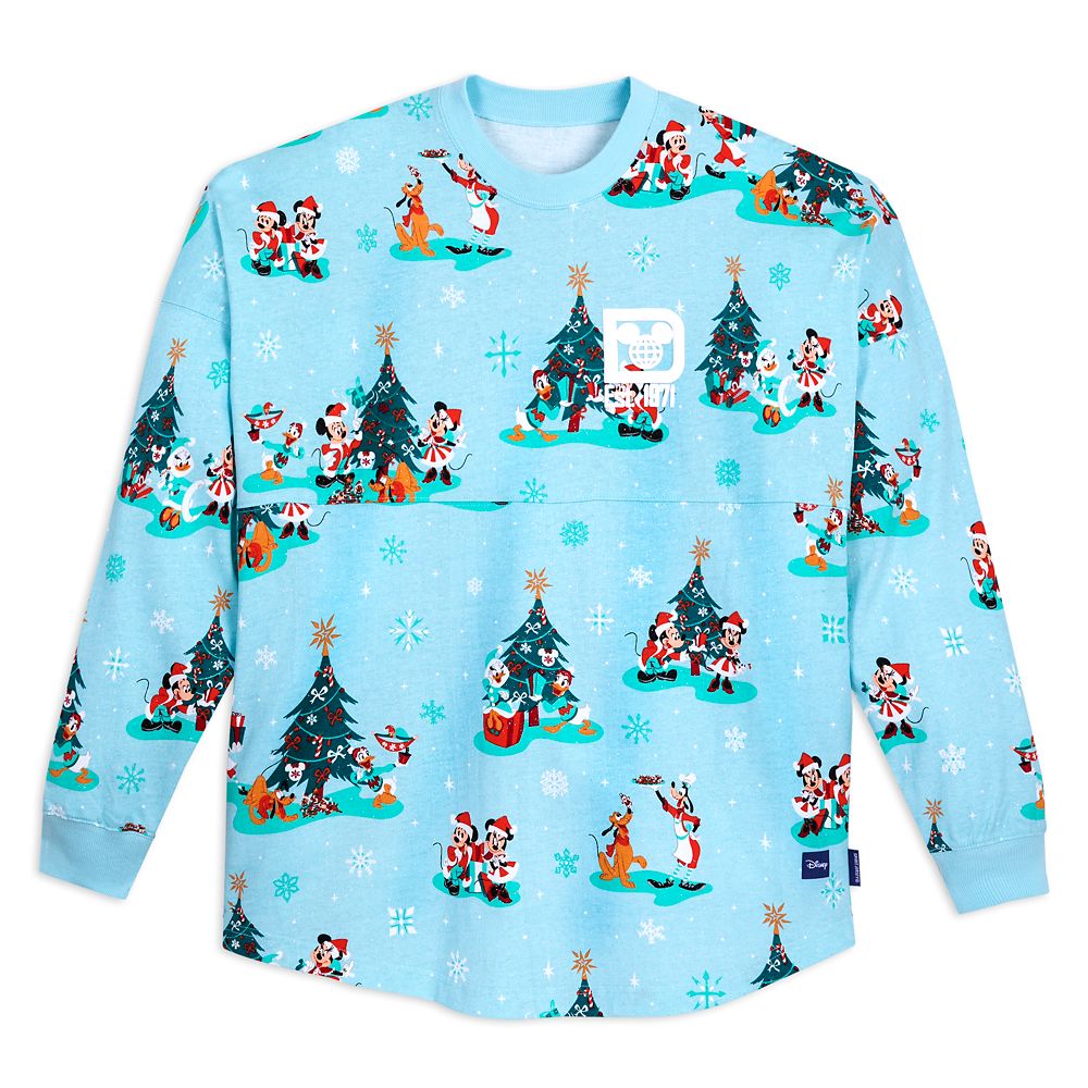 Santa Mickey Mouse and Friends Holiday Spirit Jersey for Adults  Walt Disney World