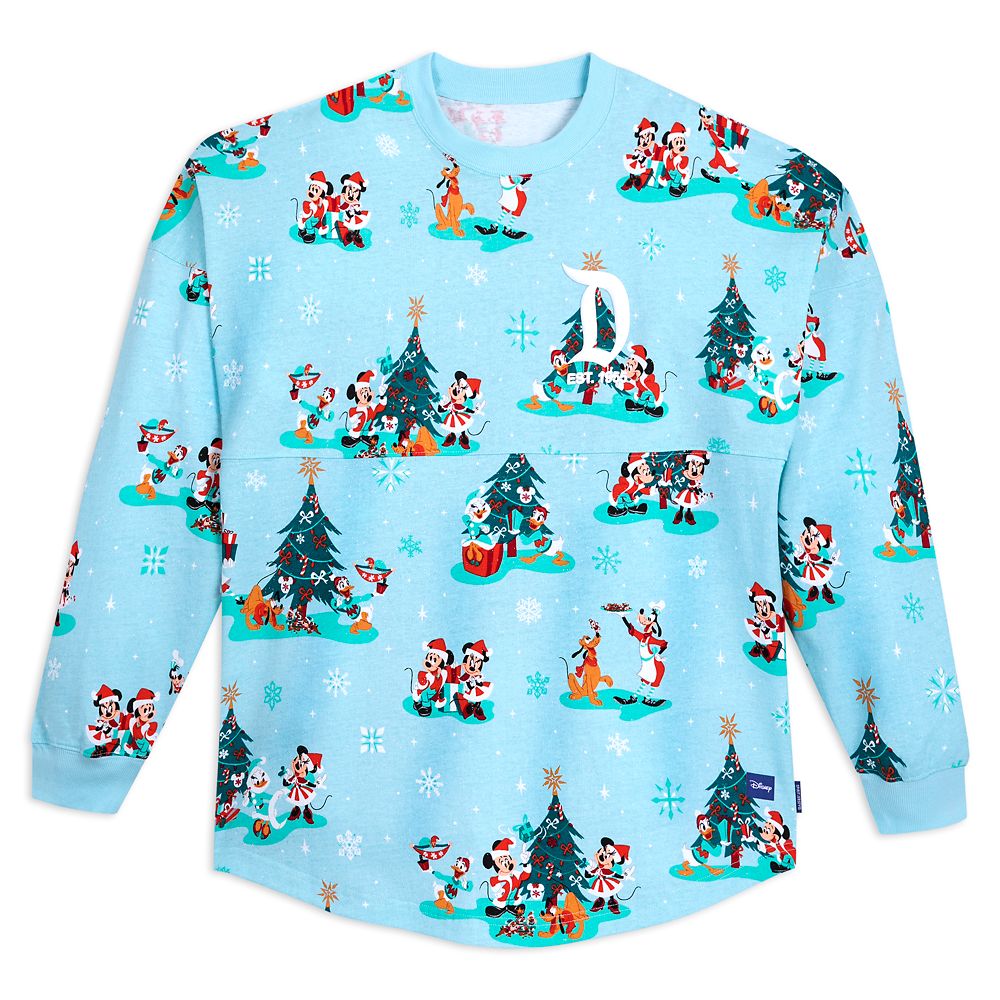 Santa Mickey Mouse and Friends Holiday Spirit Jersey for Adults  Disneyland