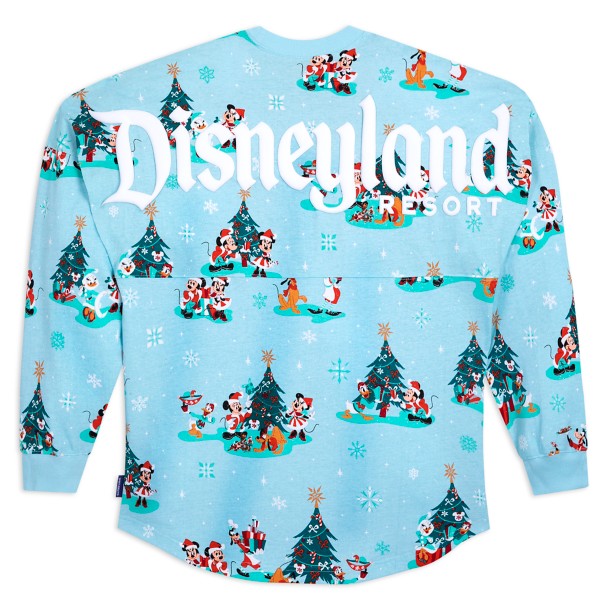 Disney Santa Mickey Mouse and Friends Holiday Spirit Jersey for Adults Disneyland