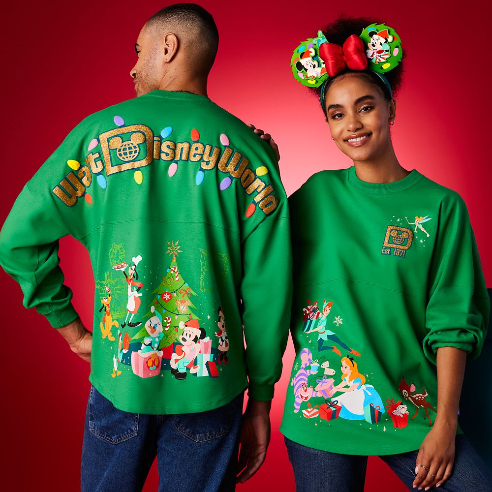 Disney Classics Christmas Holiday Spirit Jersey for Adults Walt