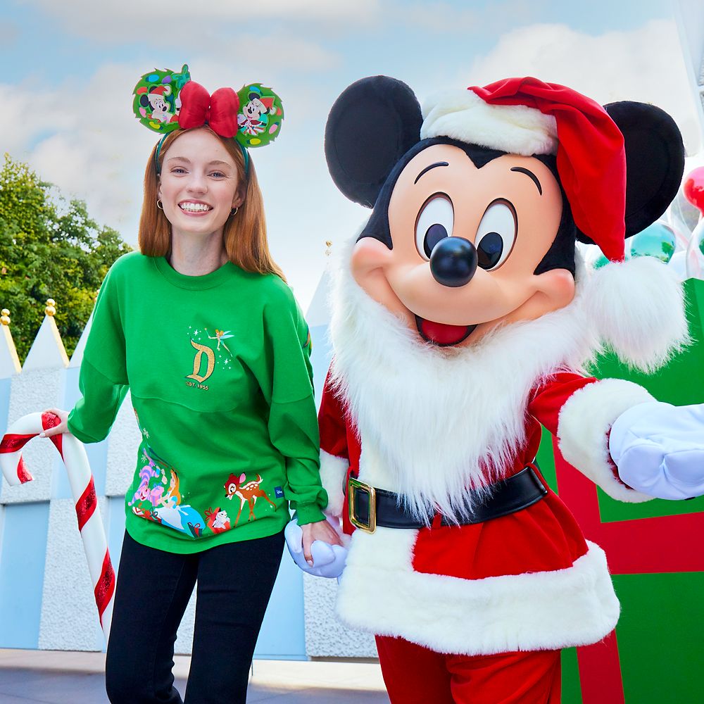 Disney Classics Christmas Holiday Spirit Jersey for Adults Disneyland