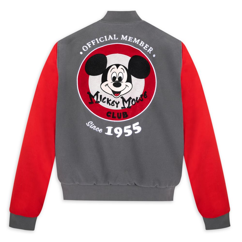 The Mickey Mouse Club Varsity Jacket for Adults by Our Universe