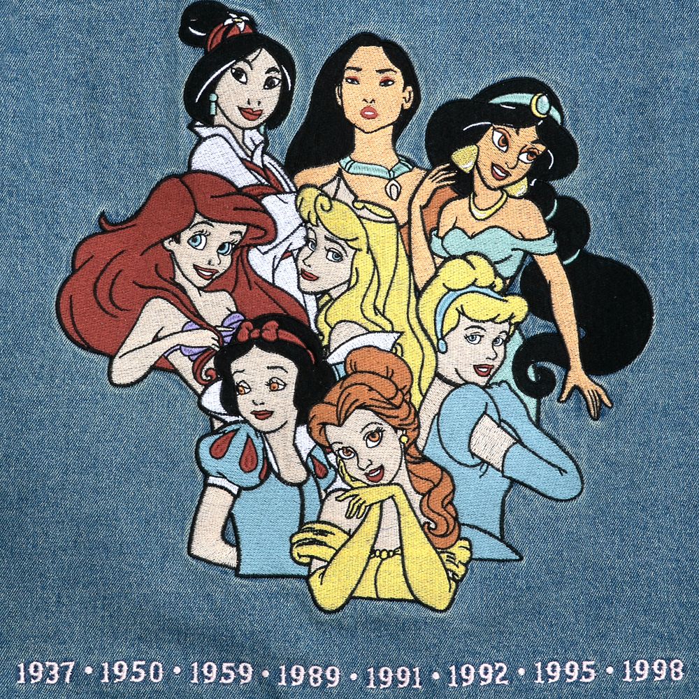 Disney Princess Denim Jacket for Adults by Cakeworthy
