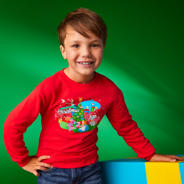 Disney Classics Christmas Pullover Sweatshirt for Kids