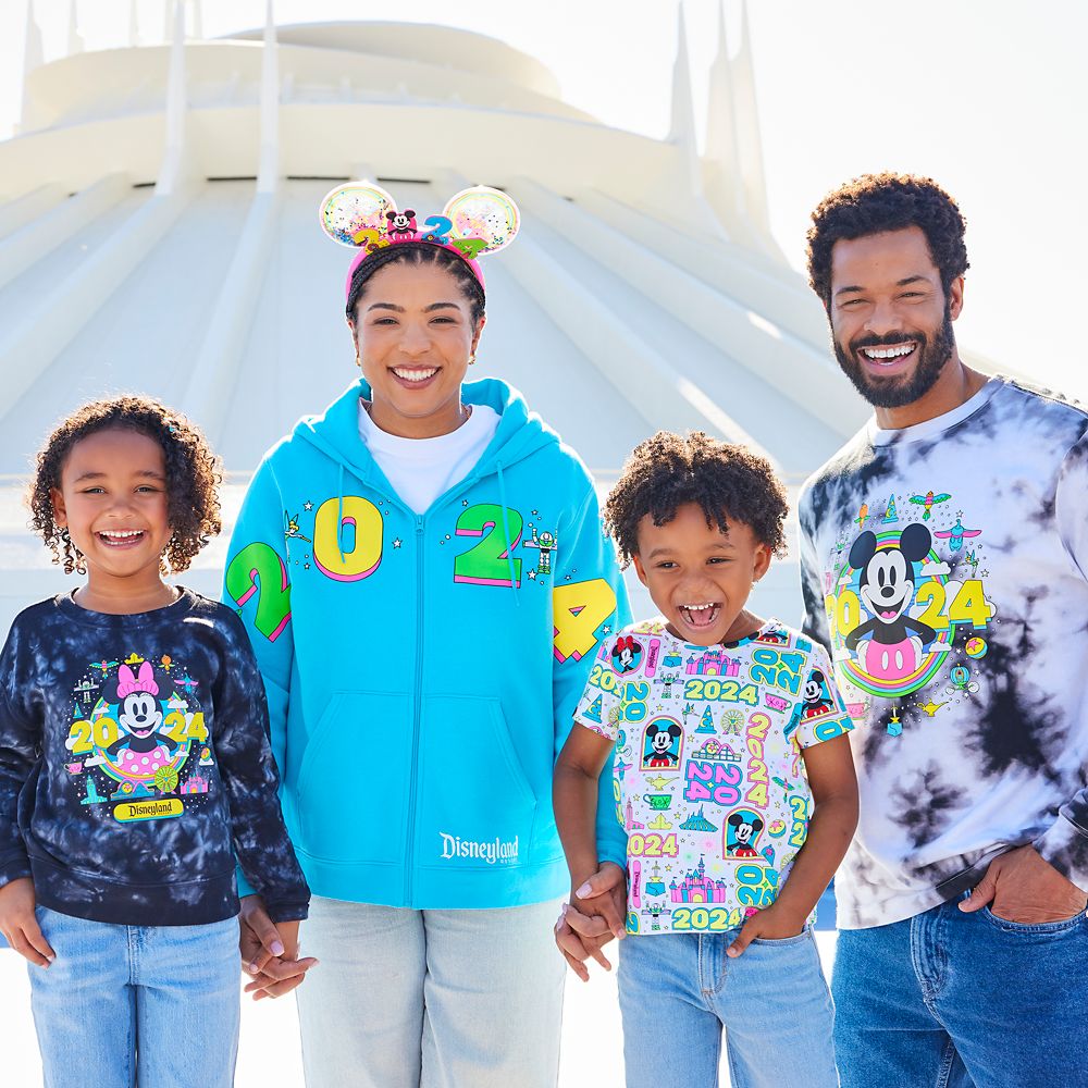 Disneyland 2024 Tie-Dye Pullover Sweatshirt for Kids