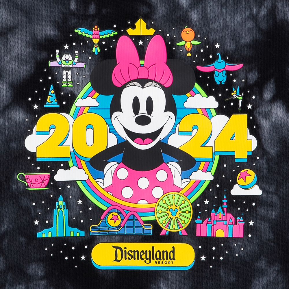 Disneyland 2024 Tie-Dye Pullover Sweatshirt for Kids