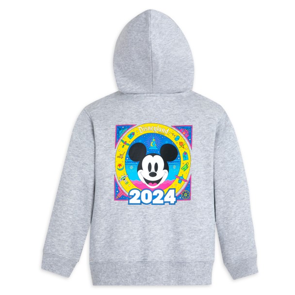 Mickey Mouse Zip Hoodie for Kids – Disneyland 2024