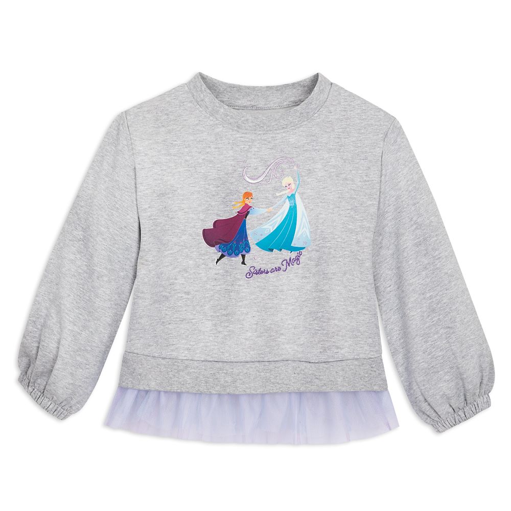 Frozen Long Sleeve Fashion Top for Girls