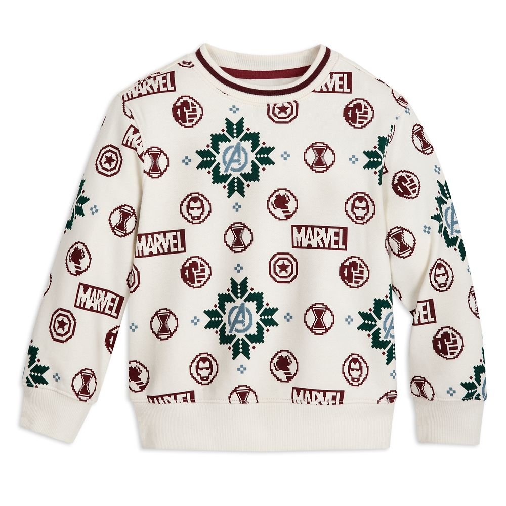 Marvel Holiday Fleece Pullover for Kids available online for purchase
