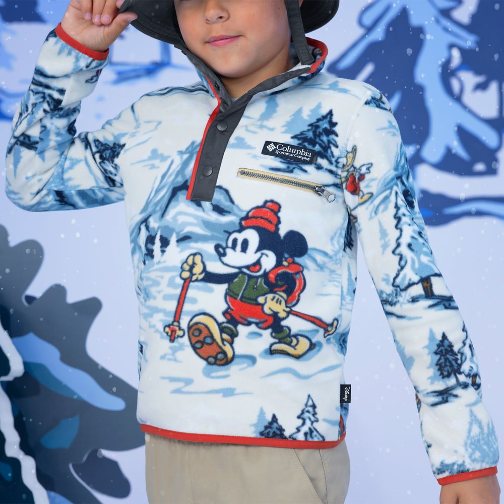 Mickey Mouse and Friends Fleece Pullover for Kids by Columbia – Disney100