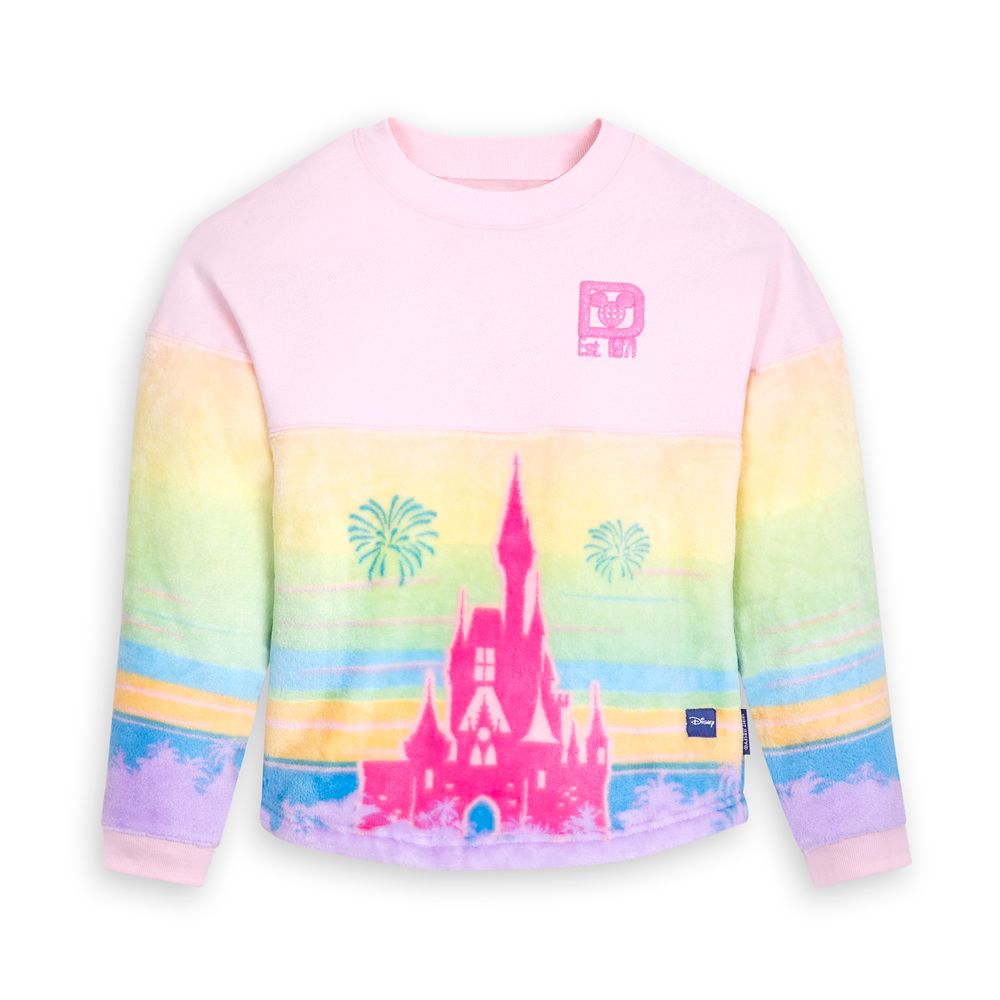 Walt Disney World Fleece Spirit Jersey for Girls – Pastel Pink