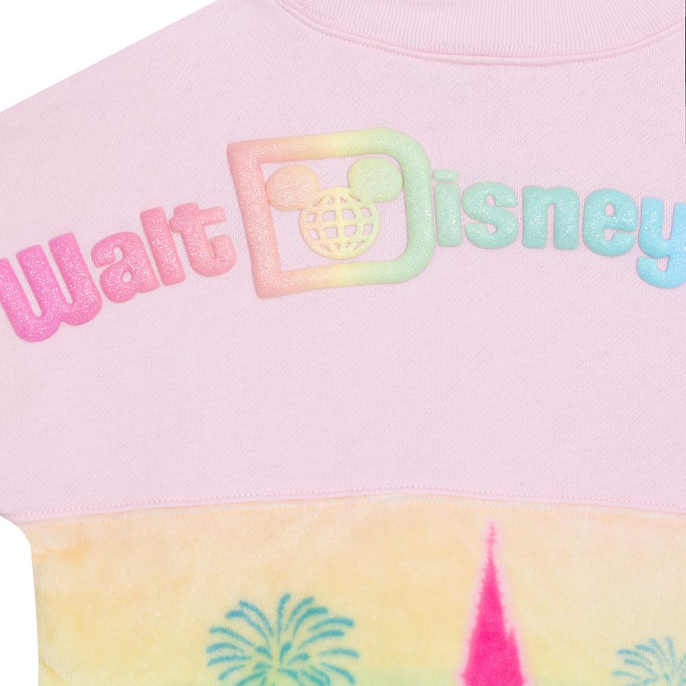 Walt Disney World Fleece Spirit Jersey for Girls – Pastel Pink