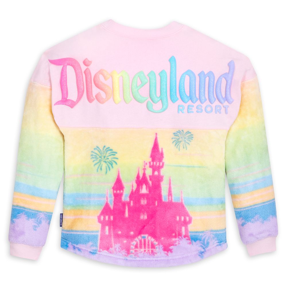 Disneyland Fleece Spirit Jersey for Girls – Pastel Pink