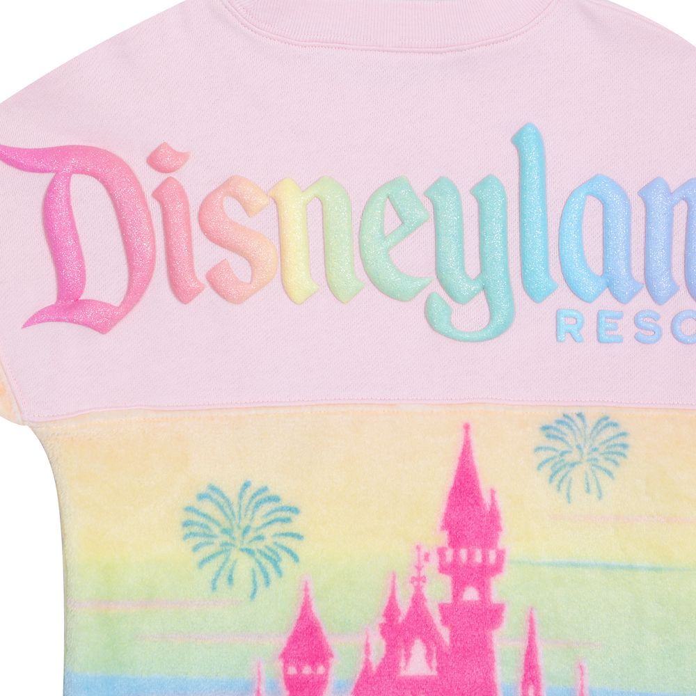 Disneyland Fleece Spirit Jersey for Girls – Pastel Pink