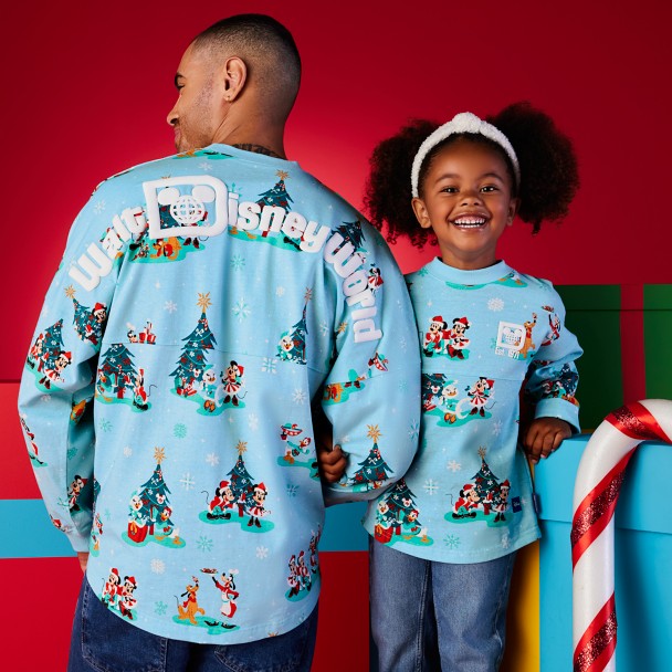 Santa Mickey Mouse and Friends Holiday Spirit Jersey for Kids – Walt Disney World