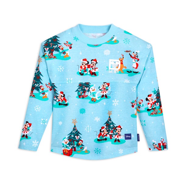 Santa Mickey Mouse and Friends Holiday Spirit Jersey for Kids – Walt Disney World