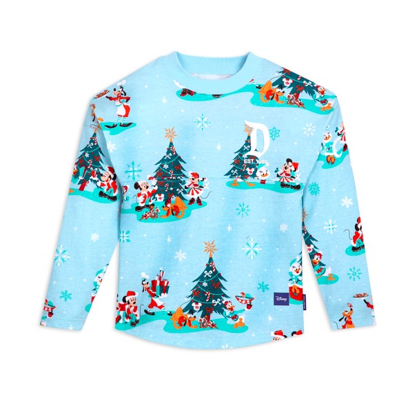 Santa Mickey Mouse and Friends Holiday Spirit Jersey for Kids – Disneyland