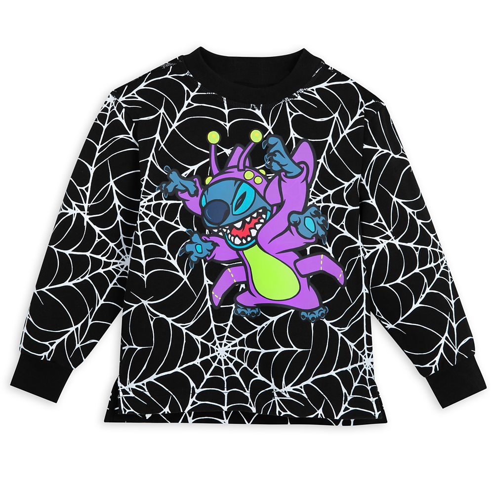 Stitch Glow-in-the-Dark Halloween Long Sleeve T-Shirt for Kids – Lilo & Stitch