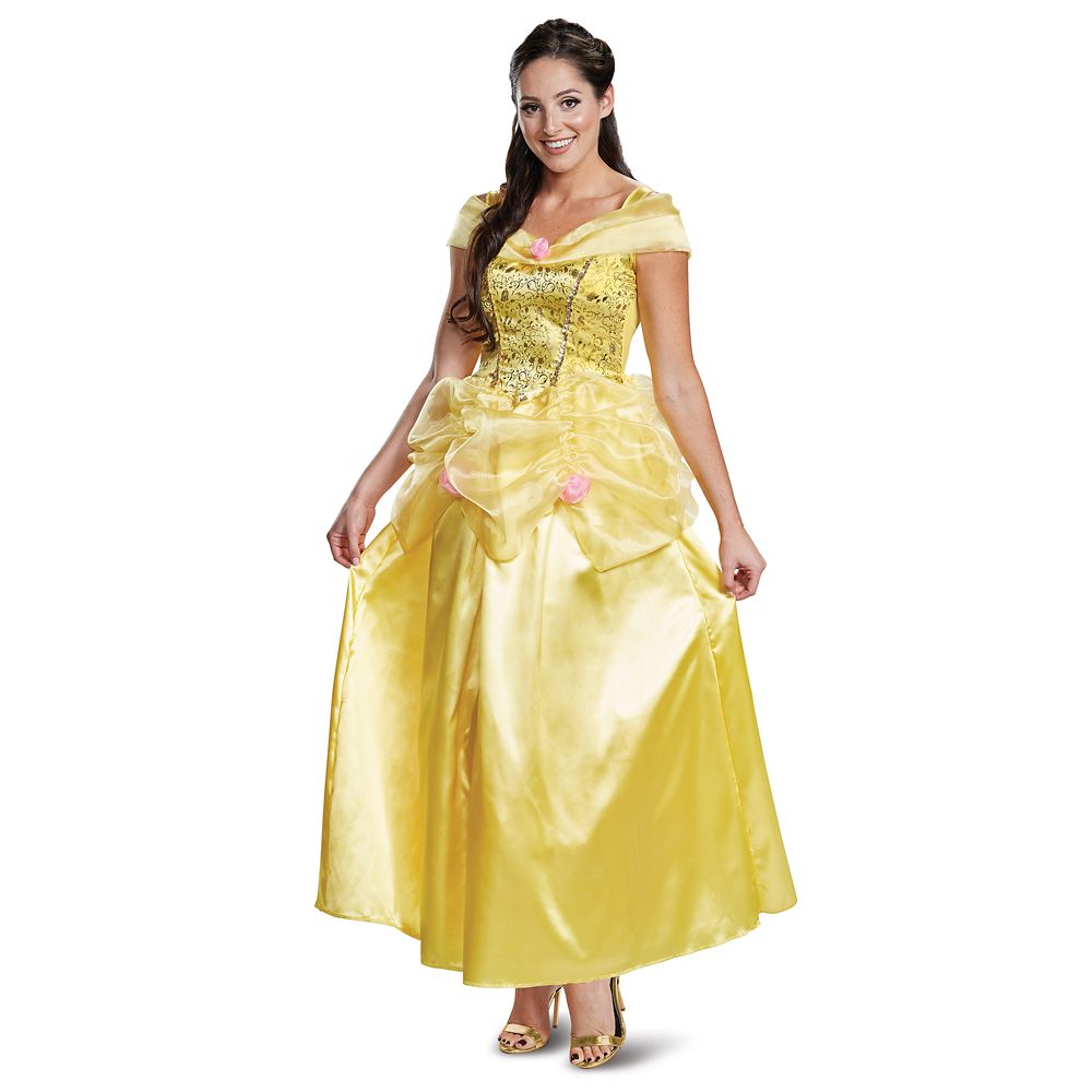 Belle Deluxe Costume for Adults by Disguise – Beauty and the Beast