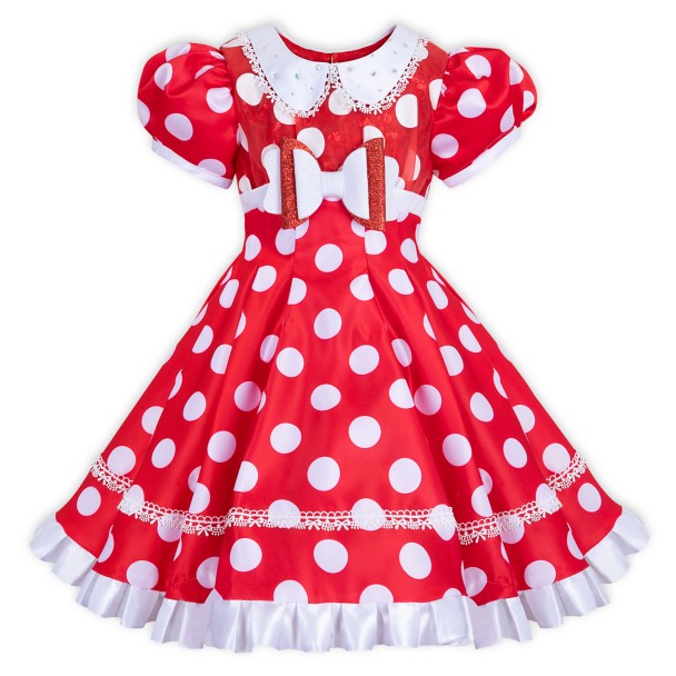 Disney Store Minnie Mouse Red Dress Costume Size 7/8