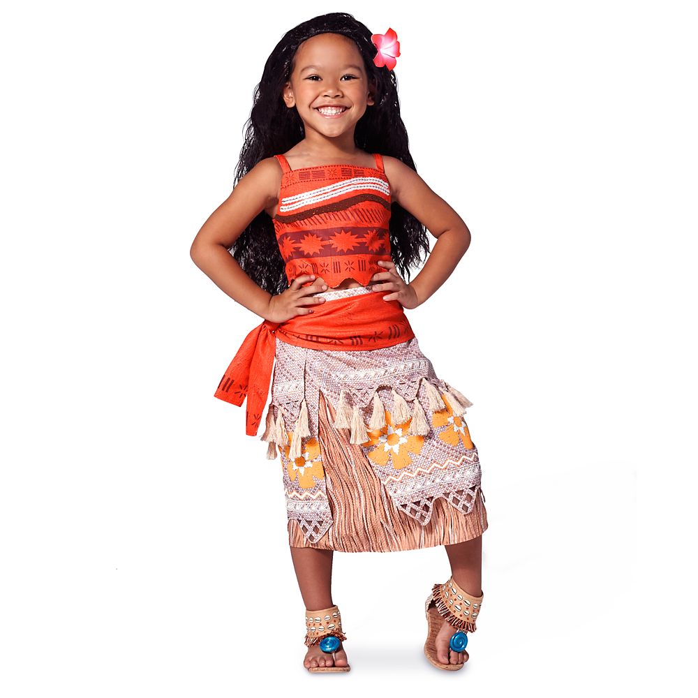 Authentic Disney Store MOANA Costume for Kids Size 7/8 Brand NEW