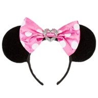 Minnie Mouse Ear Headband for Kids – Jeweled Heart