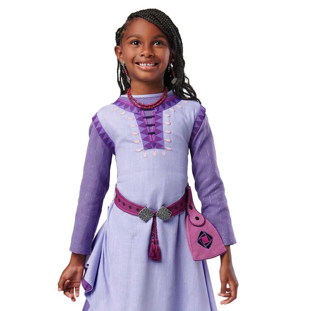 Wish Asha Dress Costume Set For Girls With Braid In Hair