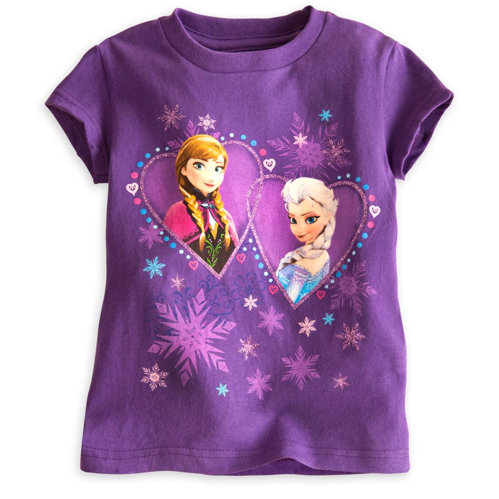 Anna and Elsa Tee for Girls &ndash; Frozen