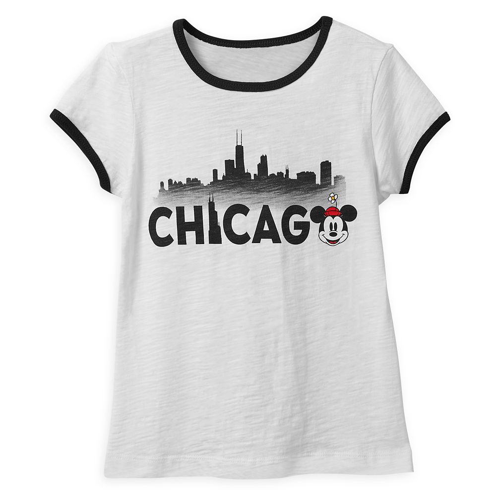 Minnie Mouse Chicago Ringer T-Shirt Shirt for Girls