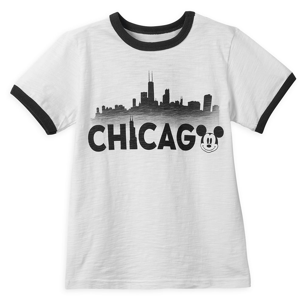 Mickey Mouse Chicago Ringer T-Shirt Shirt for Boys