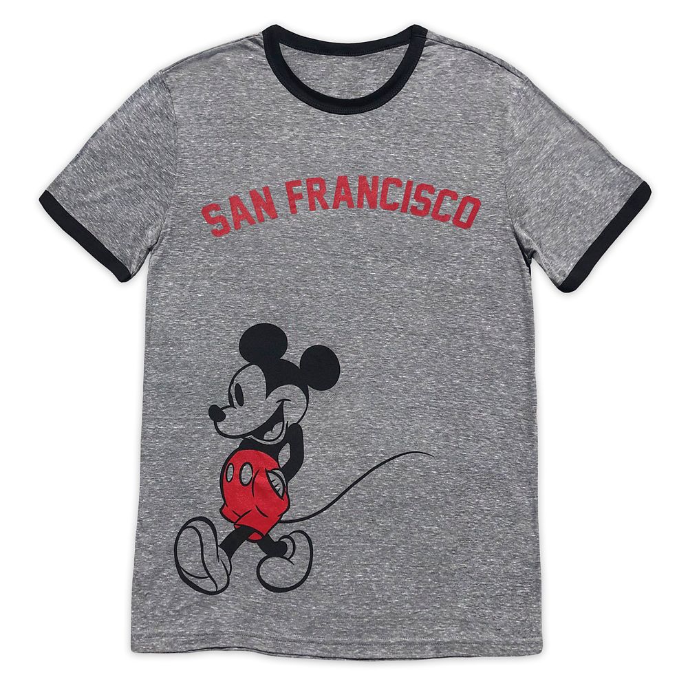 Mickey Mouse Ringer T-Shirt for Adults – San Francisco