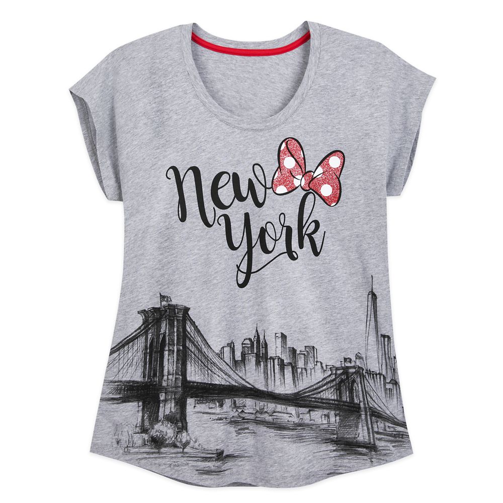 Minnie Mouse New York City Skyline T-Shirt for Women