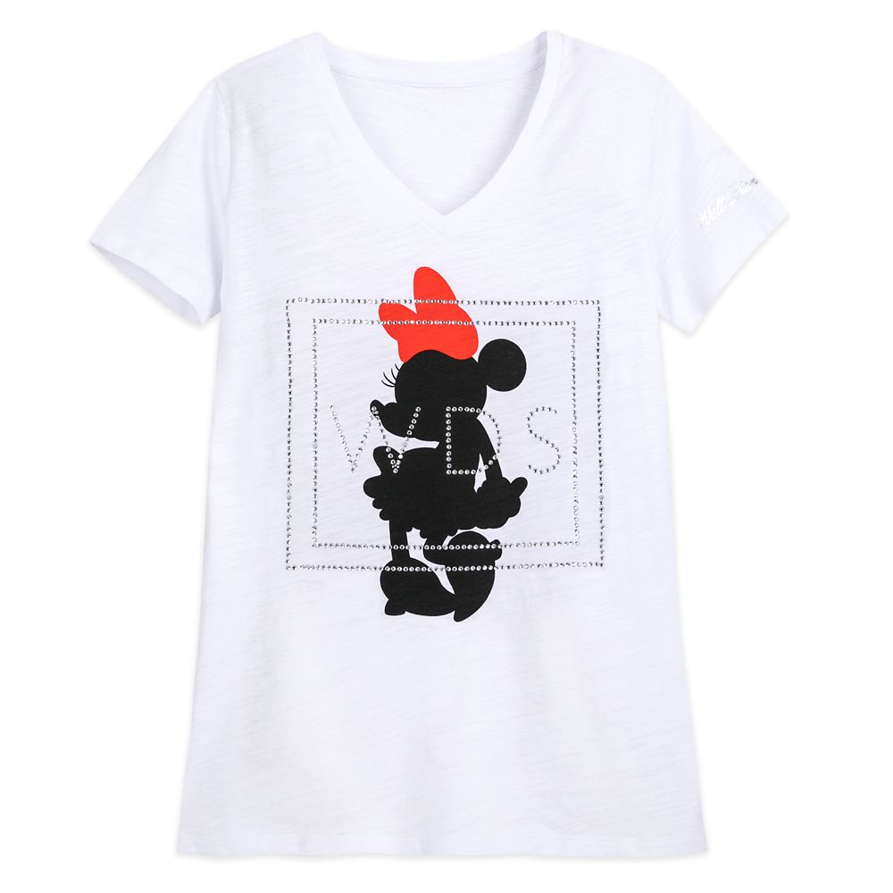 Minnie Mouse Jeweled T-Shirt for Women – Walt Disney Studios