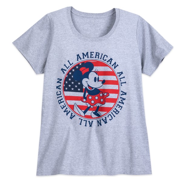 Minnie Mouse Americana T-Shirt for Women – Plus Size