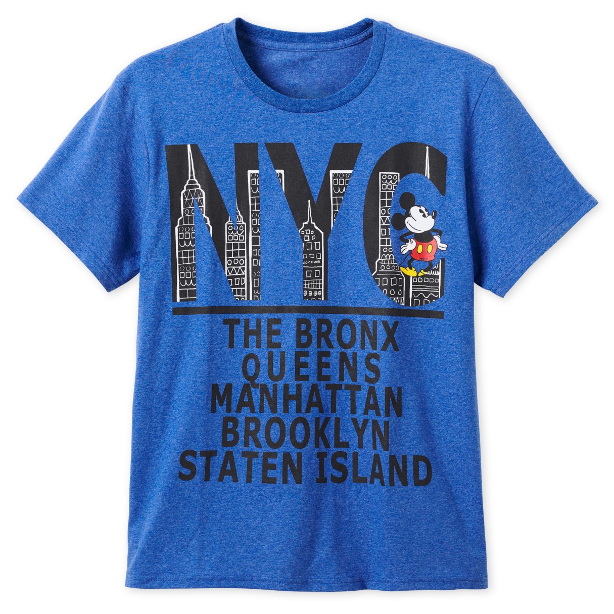 Mickey Mouse New York Boroughs T-Shirt for Men